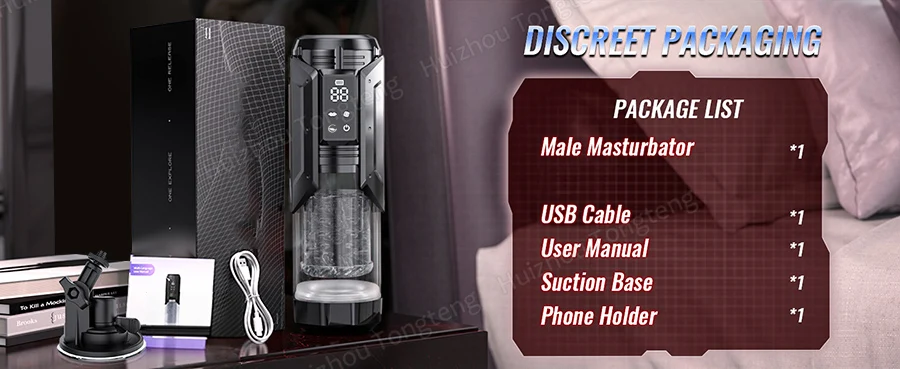 HeartCaptor Automatic Male Masturbator Cup 7 Modes Thrusting Rotating Sucking Electric Stroker Waterproof Rechargeable - Details 13