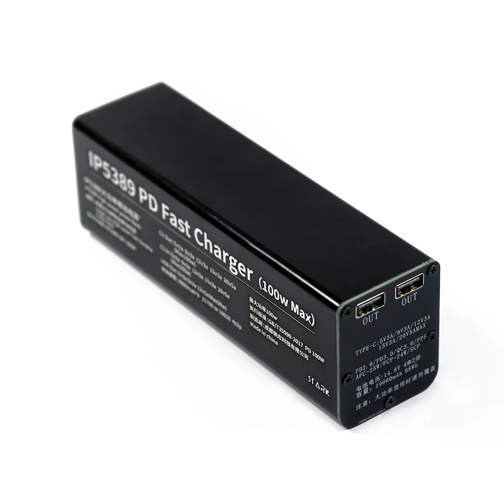 Alumínio Shell Faça Você Mesmo Power Bank Case 21700 18650 Bateria sem Carga de Soldagem 40000mah para o Carregamento Rápido em Dois Sentidos do Telefone Portátil Pd100w - Image 2