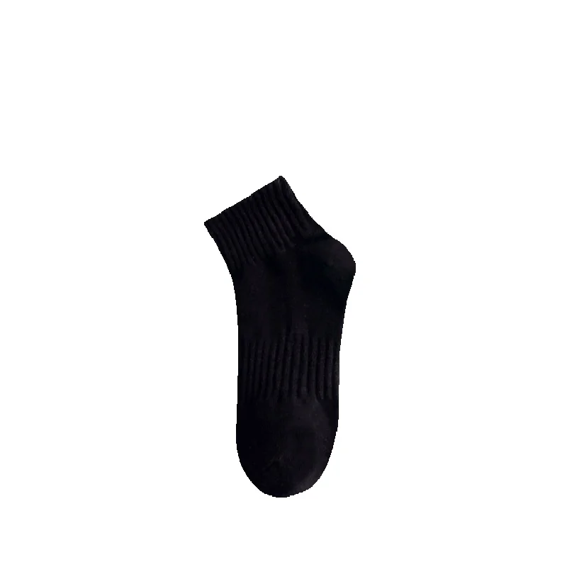 2025e Women's Solid Color Odor-resistant Sweat-absorbing Short Tube Men's Mid-tube Spring And Autumn Casual Simple Socks_voghion.com