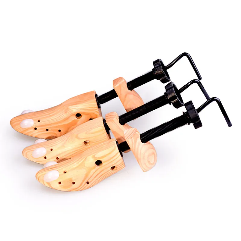FamtiYaa 1Pcs Shoe Trees Wooden Shoe Stretcher Adjustable Man Women Flats Pumps Boots Expander Shaper Rack