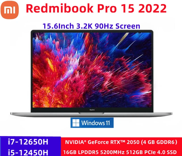 Xiaomi redmibookプロ15 2022ノートpcインテルcore i7-12650H/i5 ...