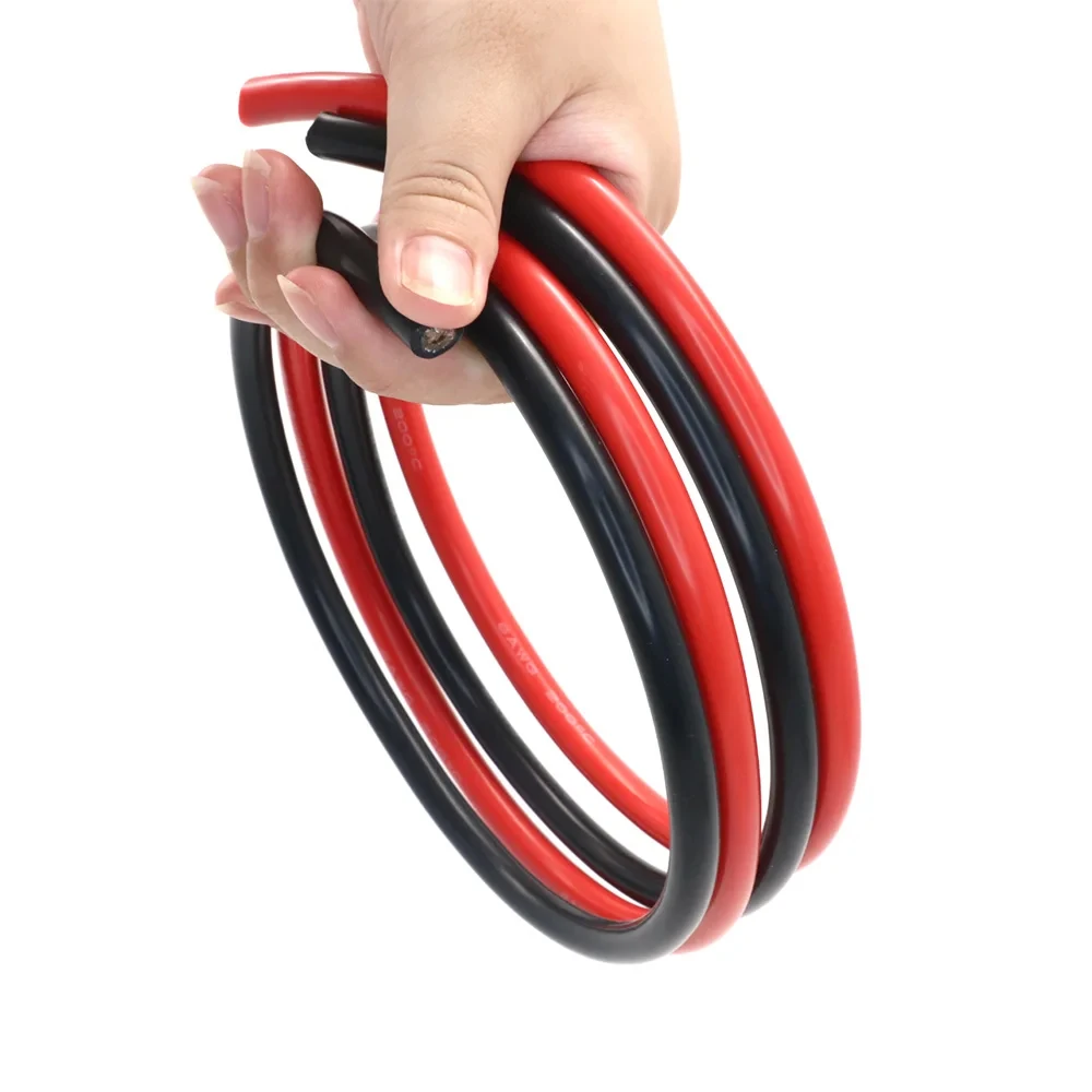 2-Meter Heatproof Silicone Wire Cable (Red & Black)
