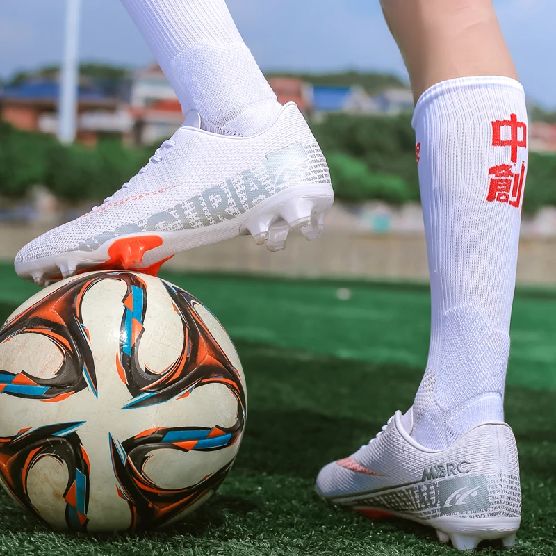 Children And Youth Professional Long Nail Football Shoes Men's Broken Nail Football Shoes Student Training Shoes 31-45#