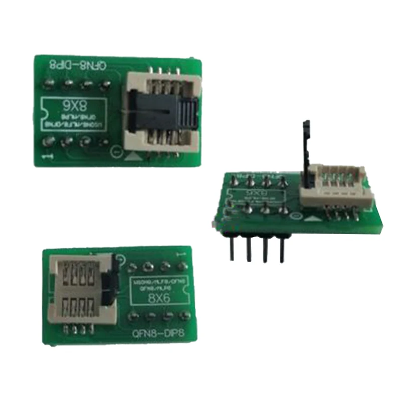 Фото DFN8 WSON8 MLF8 MLP8 QFN8 к адаптеру DIP8 6*5 мм 6*8 IC чипы разъем для CH341A TL866ii Plus RT809H/F T48 T56 EZP2023 программатор №4