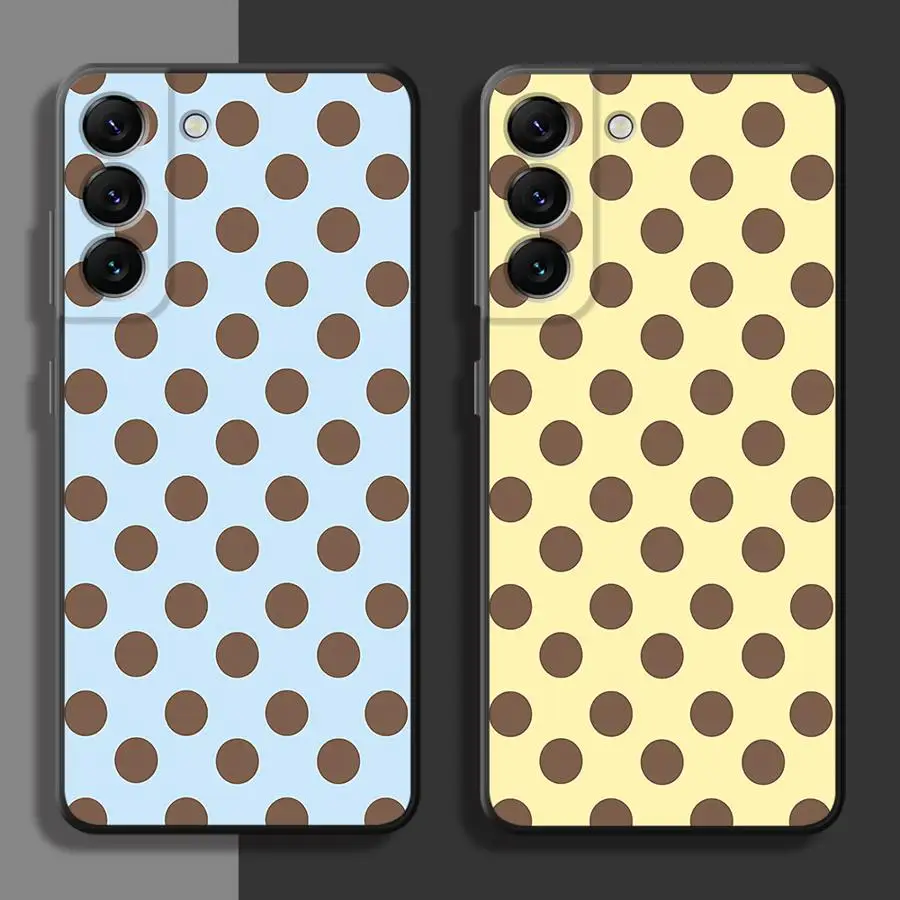 Retro Polka Dot Pattern Phone Case