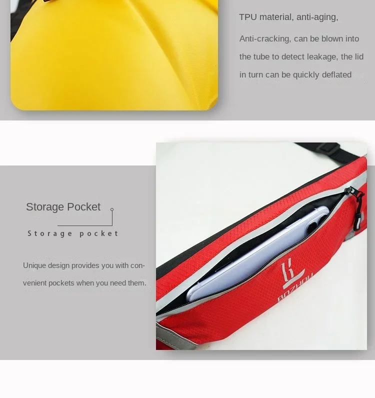 Description Picture 6 of itemPortable Adult Fishing Life Jacket Ultra-thin Professional Large Buoyancy Automatic Inflatable Fishing Waist Belt for Men