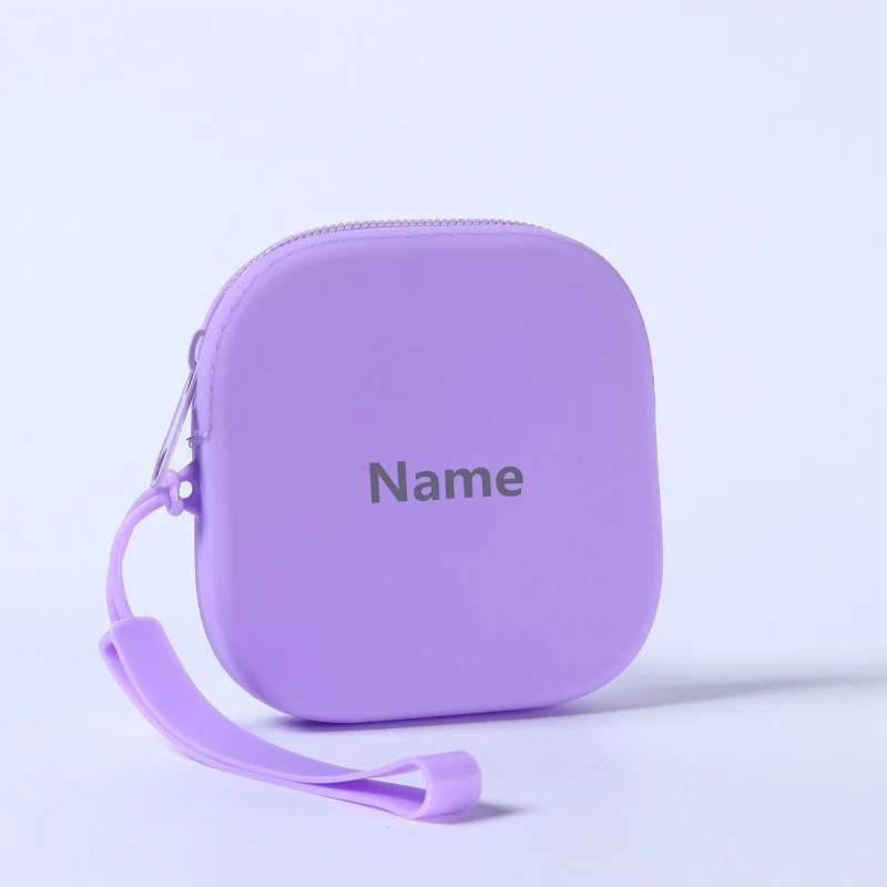 Free Name Printing Surprise Gift Baby Storage Box Silicone Bag Personalized Customization