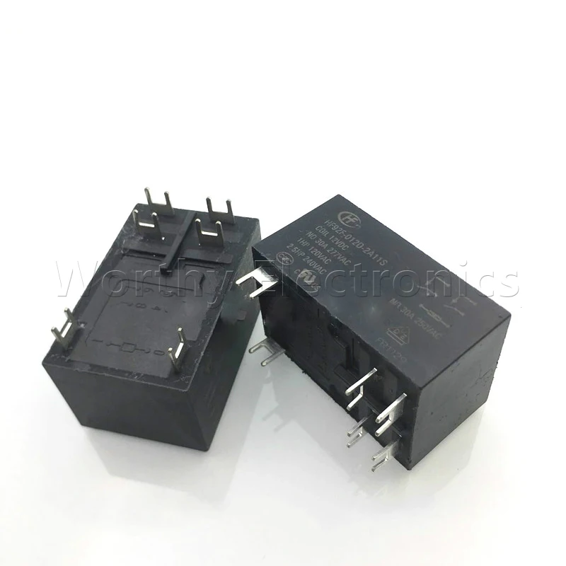 

Free shipping 10pcs/lot HF92F-012D-2A11F Genuine 12V 30A 6pin T92-4012