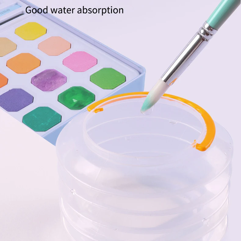 Artists Paint Brush Set 6Pcs Oil Acrylic Watercolor Painting Brush Pen for Art Supplies