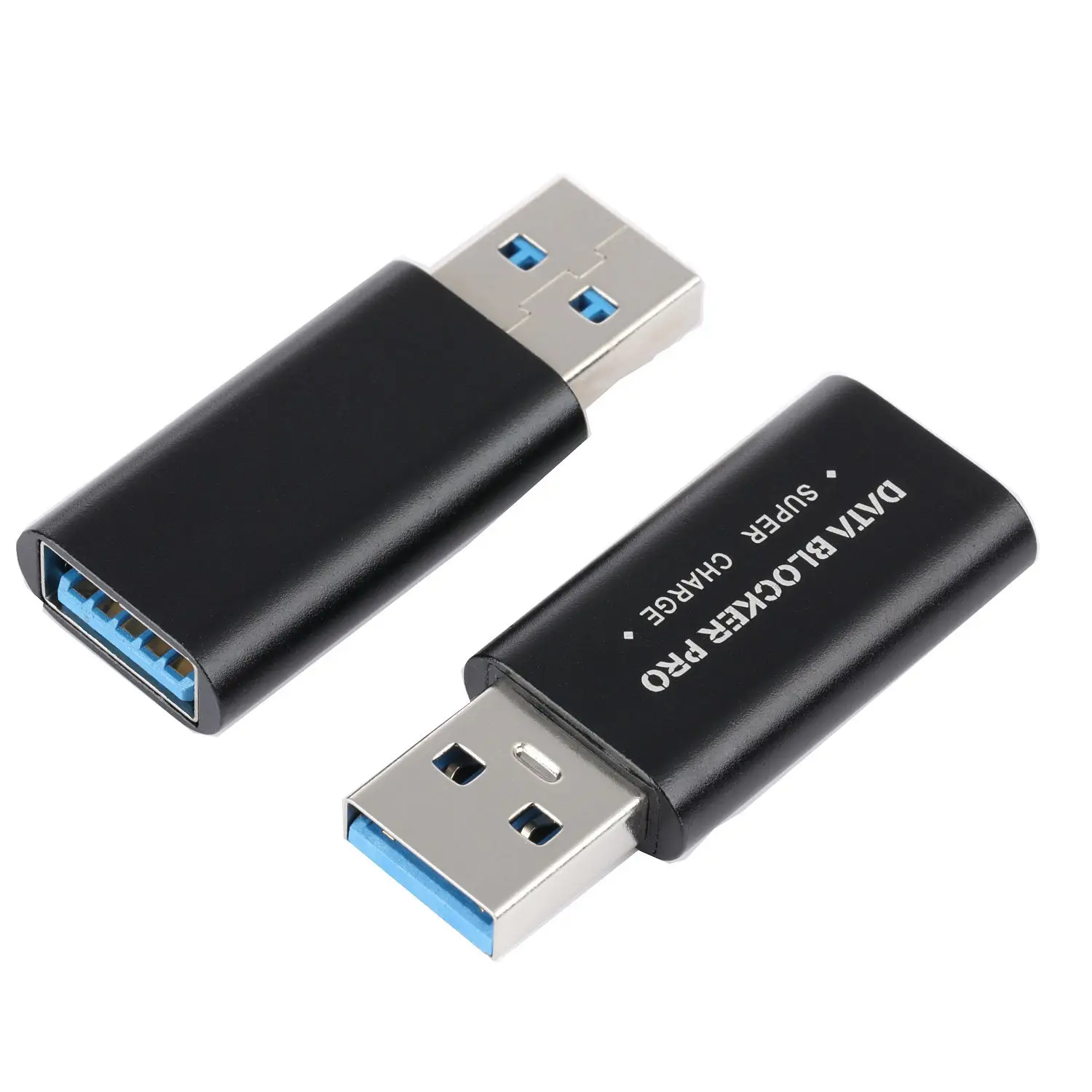 USB 쉴드 충전 전용 데이터 없음 여성 확장 USB 충전기 어댑터 휴대 전화 노트북 노트북 용 USB 데이터 차단기