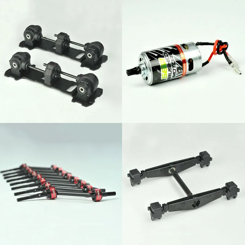 CROSSRC 1/12 RC BC8A Mammoth 8*8 Off Road Car Military Truck KIT Motor Light System Unassembled Gifts for Boys Model TH11099 6