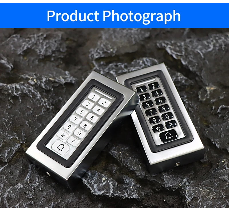 Standalone RFID Reader Access Control Keypad 2000 User Access Control System Doo