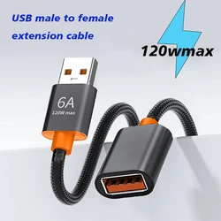 High - Speed USB 2.0 Male to Female Extension Cable - 1m (Black)