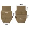 Tactical Molle Magazine Dump Pouch Protect Carrier Plate Pouch Magic Tape Vest Accessories Bag Belt Fanny Outdoor Pouch 2