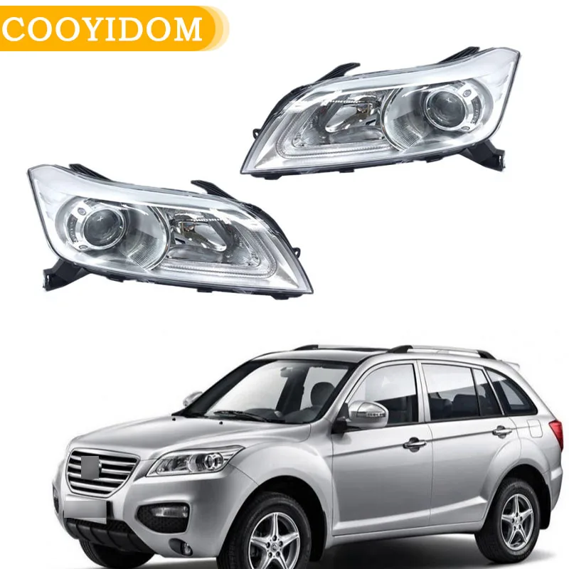 

1 pair Headlight For Lifan X60 2011 2015 2013 2014 2015 Replacemnt Headlamp driving lamp DRL