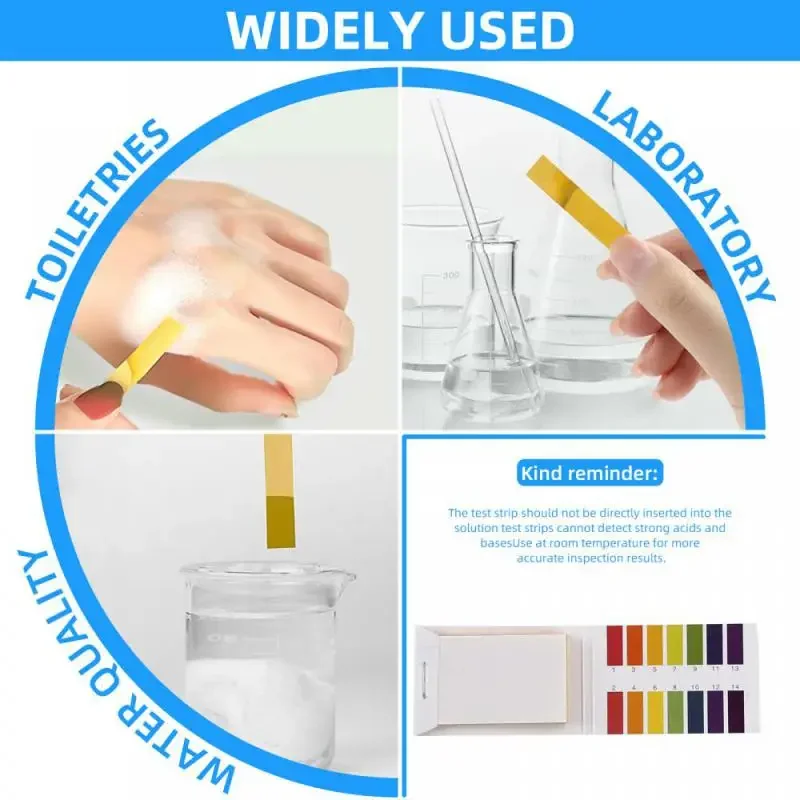 PH Test Strips For Water PH Litmus Paper 1-14 Cosmetics Soil Acidity Test Strips For Aquarium Measuring Instruments