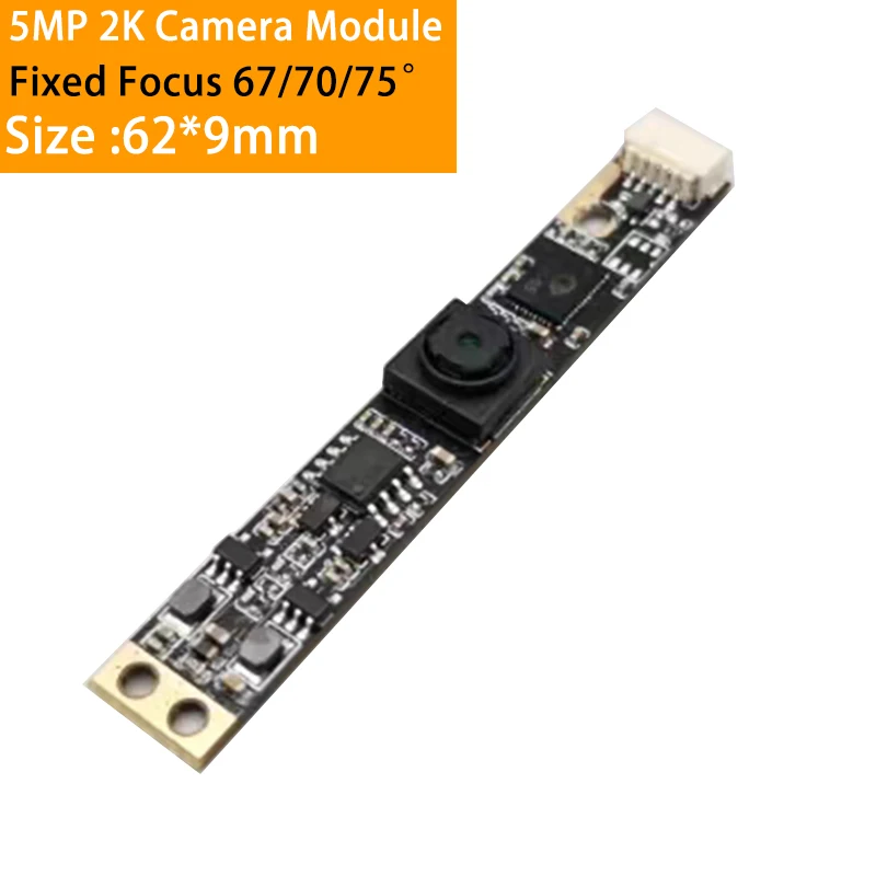 USB-модуль камеры 5 Мп 2K с фиксированным фокусом, CMOS OV5693, высокая скорость 30 кадров в секунду, USB 2,0, подключи и работай для Windows, Linux, Android и Mac