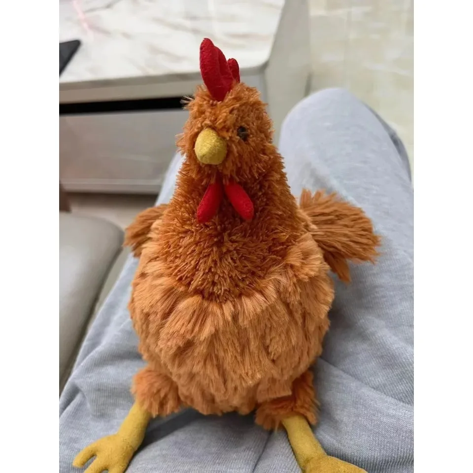 Simulation Hen Plush Rooster 1