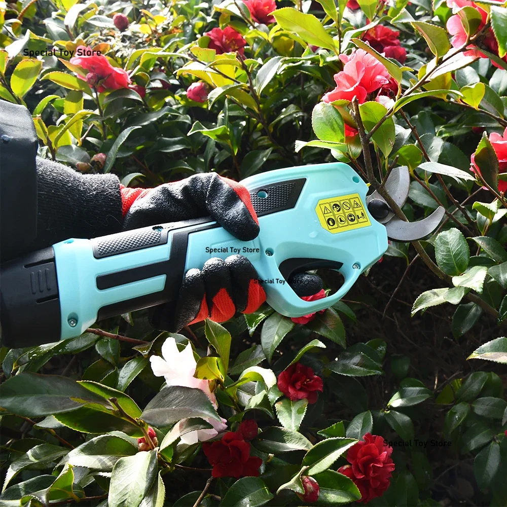 Portable Cordless Garden Pruning Shears Battery Powered 7.2V Electric Branch Cutter 6