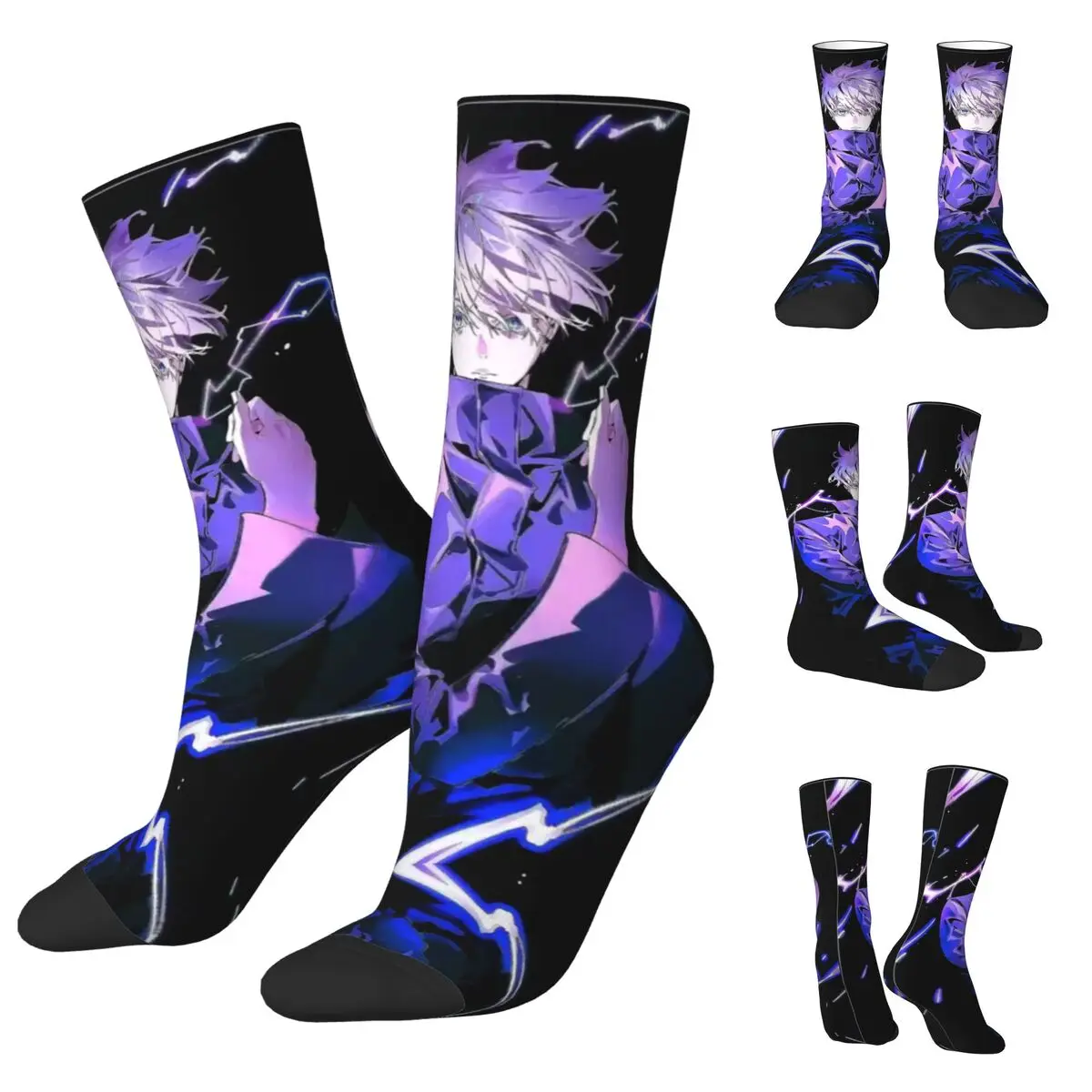 Japanese Manga Gojo Satoru Men and Women printing Socks,fashion Applicable throughout the year Dressing Gift