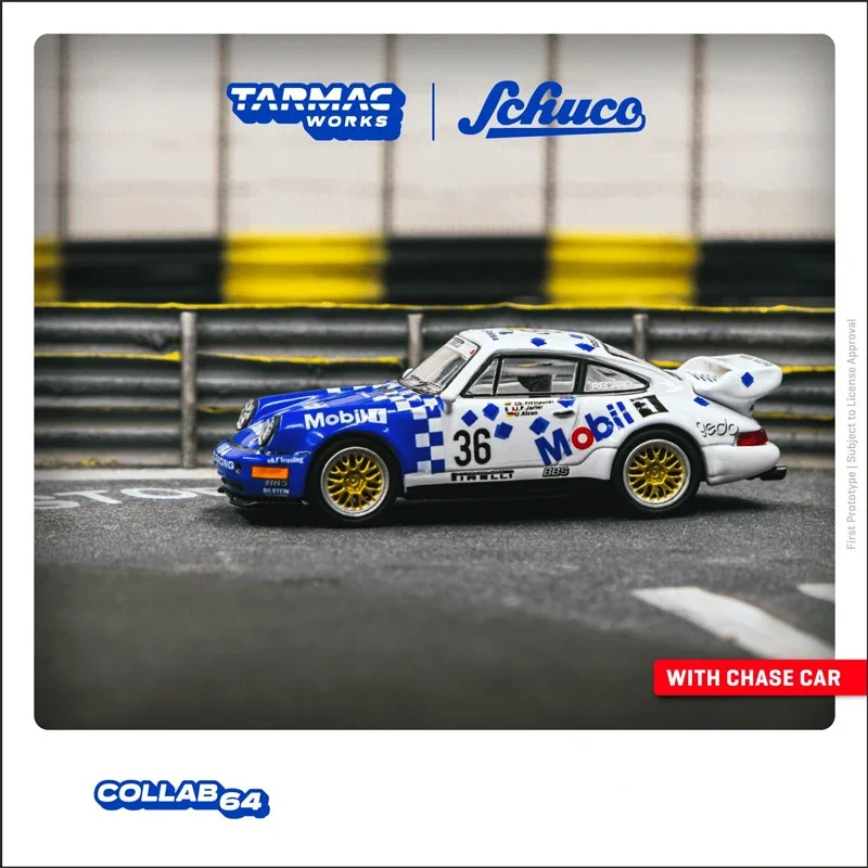 

In Stock TW 1:64 964 RSR 3.8 24h of SPA 1993 Diecast Diorama Car Model Collection Miniature Carros Tarmac Works