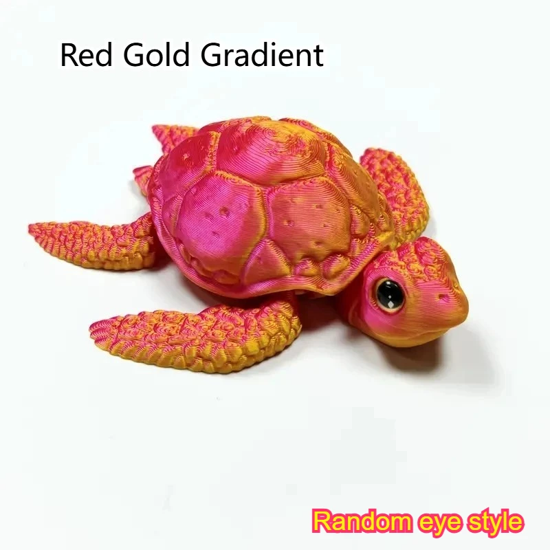 Elegant 3D Printed Turtle Ornament: Perfect for Home Decor and Festive Celebrations
