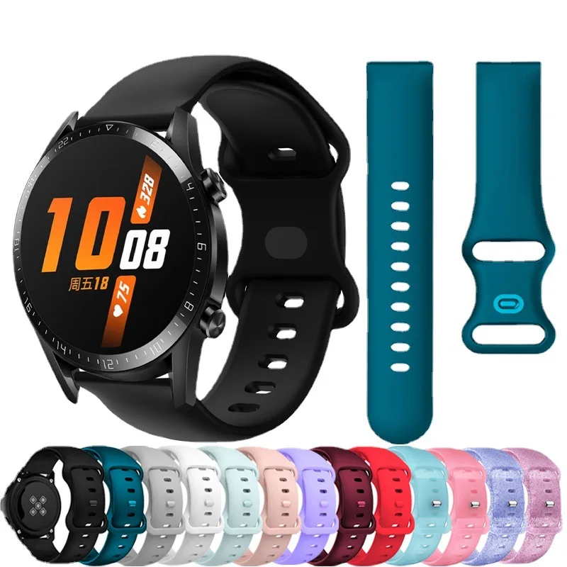 

Ремешок силиконовый для Samsung Galaxy Watch Active 2 Active 3 Gear S2, новейший браслет для наручных часов Huami Amazfit bip, 20 мм 22 мм