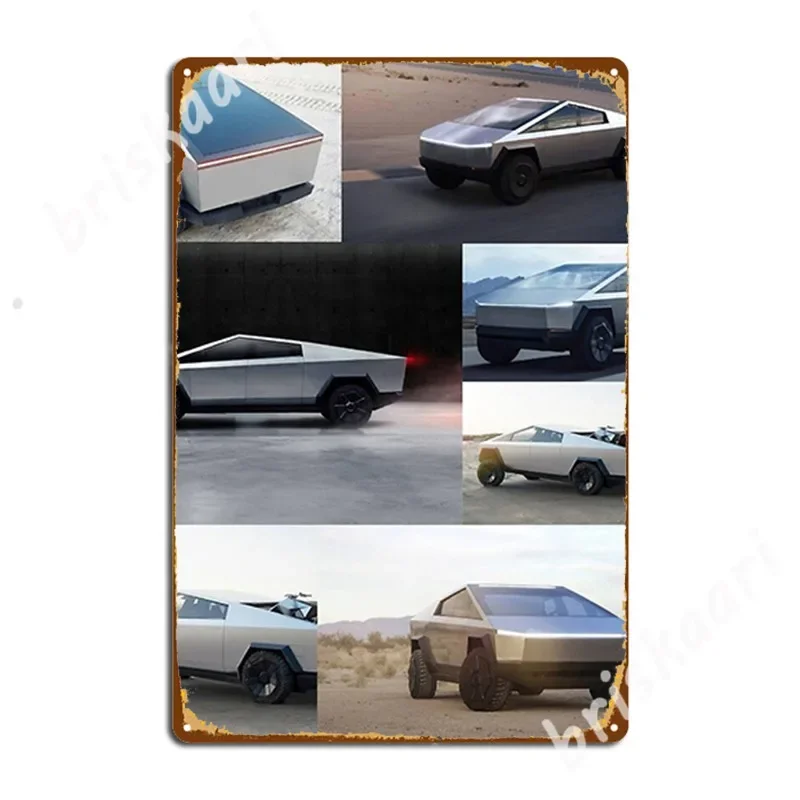 Cybertruck Fan Metal Signs Cinema Soggiorno Cave Pub Decorazione Targa Da Parete Targa In Latta Poster