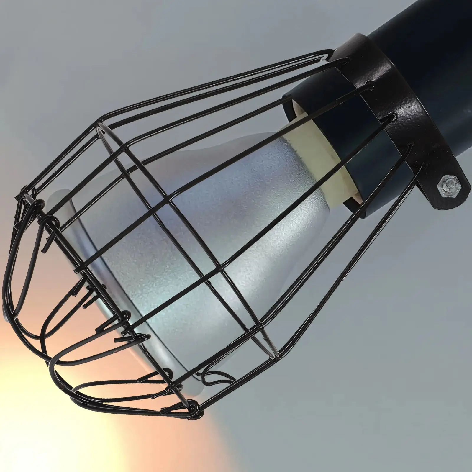 Sturdy Iron Wire Lampshade Reptile Insulation Shade Craft Mesh Pet Cage Lighting Protection Habitat Crawler Box