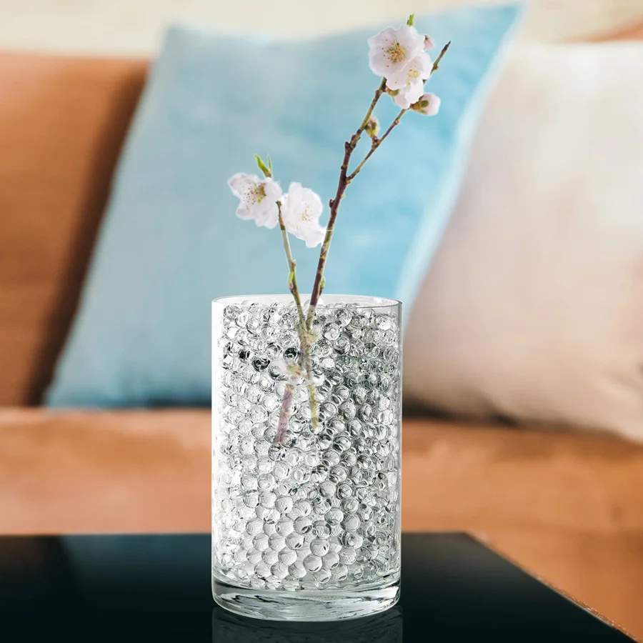 Bolas De Agua Para Jarron 10000 Cuentas De Gel De Agua, Cuentas De Gel De  Agua Negra Para Relleno Bolas Transparentes, image size:900x900