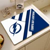 Ice Hockey Sports Exquisite Kitchen Drain Pad Super Absorbent Dinnerware Placemat Desktop Decor Pads Drying Rug Bathroom Mat 3