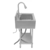 Free Standing Commercial Kitchen Sink Set Stainless Steel for Hand wWashing and Cleaning Food, Fruits and Vegetables 1