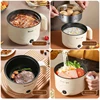 Multifunction Electric Cooking Heating Pan Electric Cooking Pot Machine Single/Double Layer Steamed Eggs Pan Non-stick Pan 4