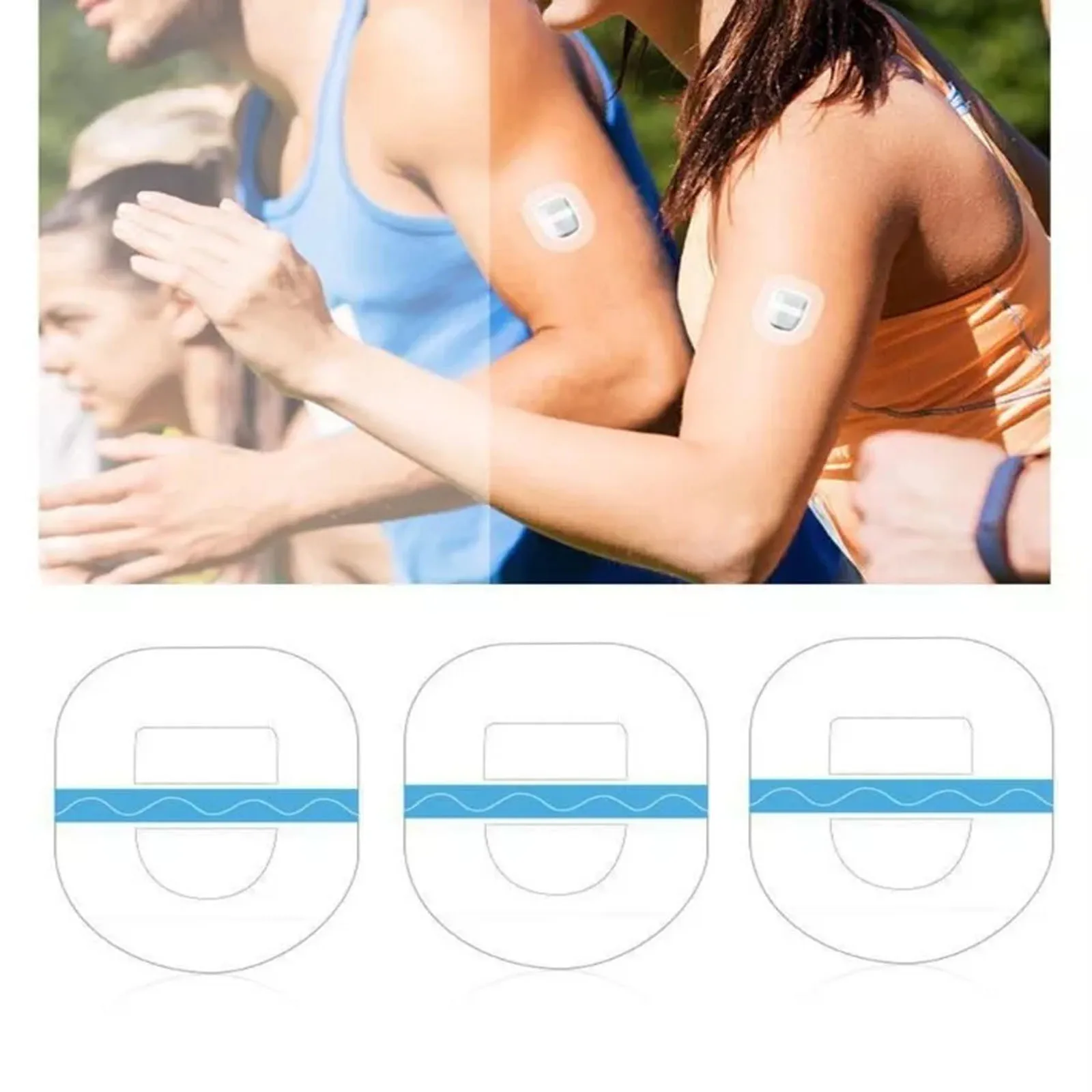 Omnipod Adhesive Patches Waterproof Transparent Tape 30/50Pcs