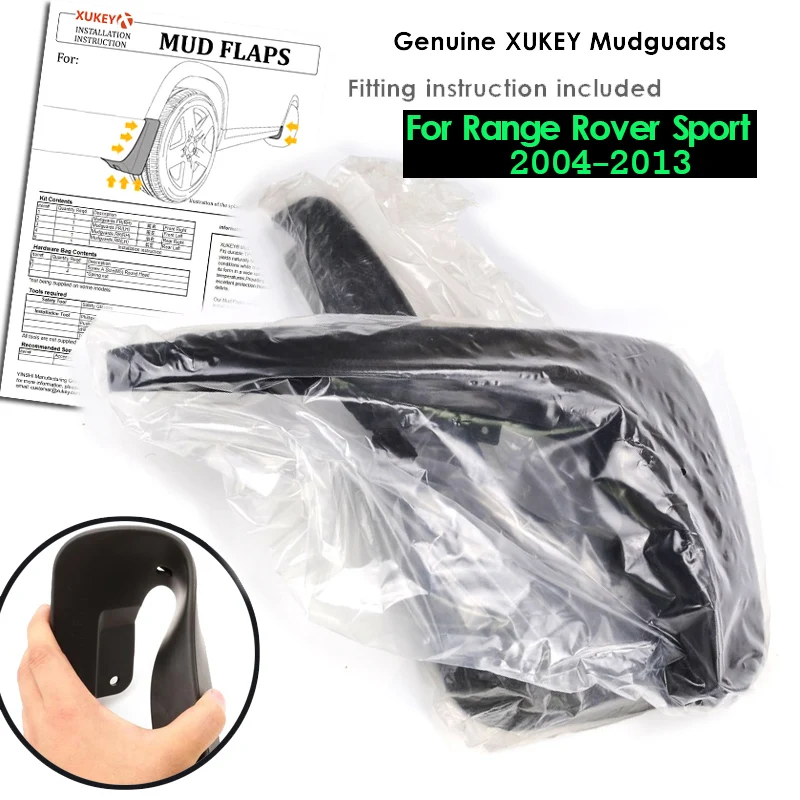 Garde-boue Land Rover Sport L320 - Bavettes Protection Roues Avant/arrière 2005-2013, Imperméable