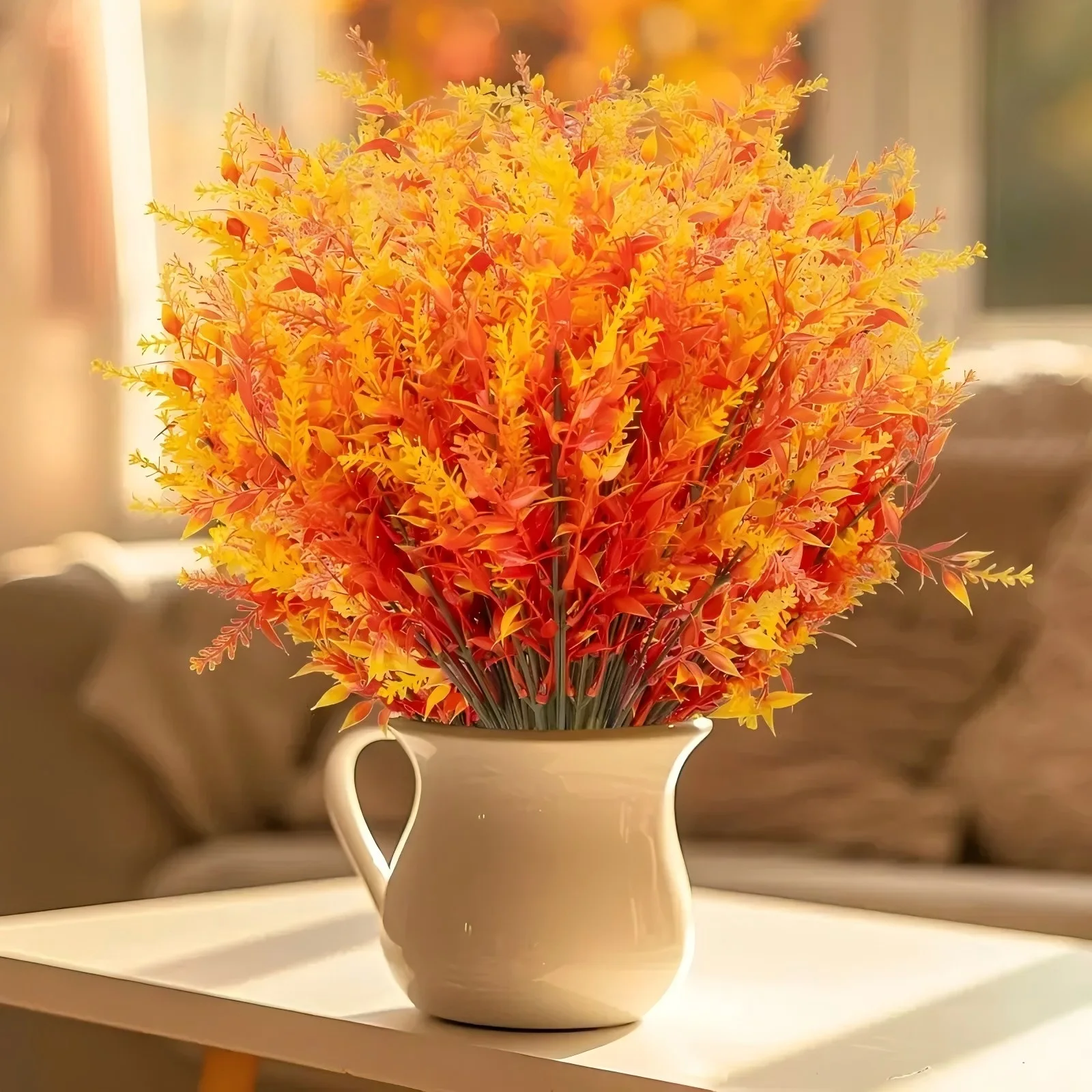 8/12PCS Artificial Lavender, UV Resistant Outdoor Fake Flowers 5