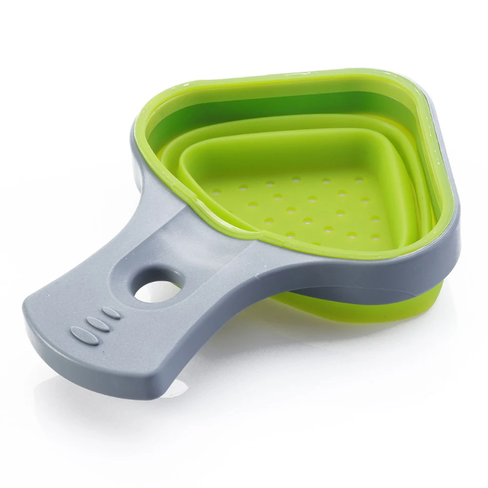 Kitchen Strainer Silicone Pasta Tools Foldable Colander Strainers Kitchen Strainer Spaghetti Net Cooker Basket Colander Kitchen Baking Pasta Tool