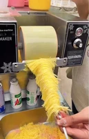 Machine à glace en flocons multi-barils, célèbre sur internet, automatique, pour stand commercial mobile, avec broyeur souple pliable 6
