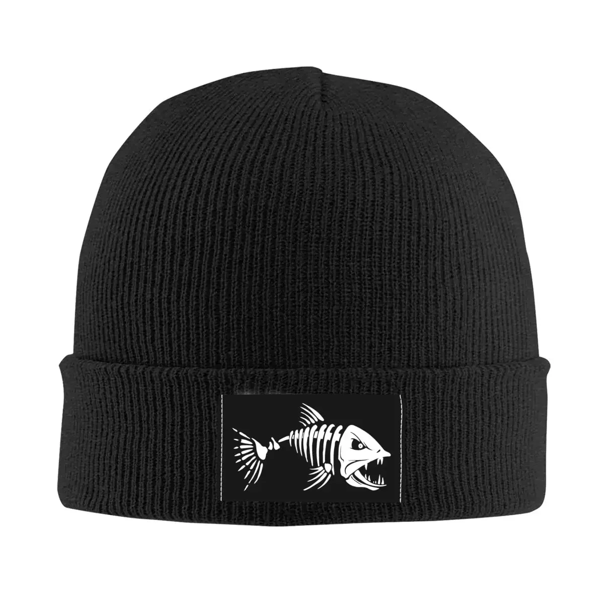 

Fish Bone Fishing Skeleton Skullies Beanies Caps Cool Winter Warm Women Men Knit Hat Unisex Adult Bonnet Hats