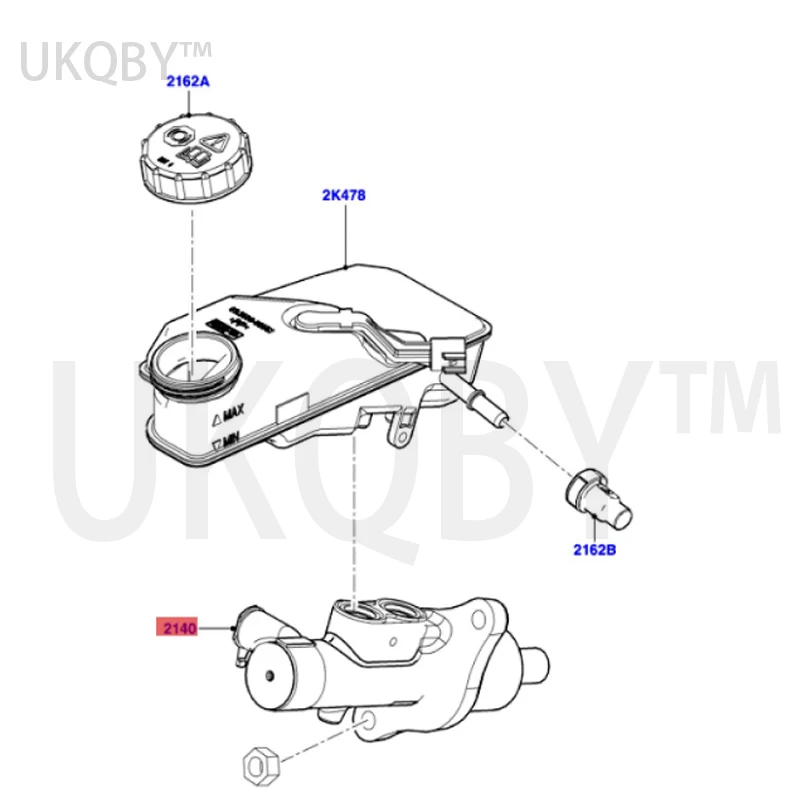 TCS 컨트롤러 베이스와 오일 포트, Fo x 2.0 09-12, 6M512140AC