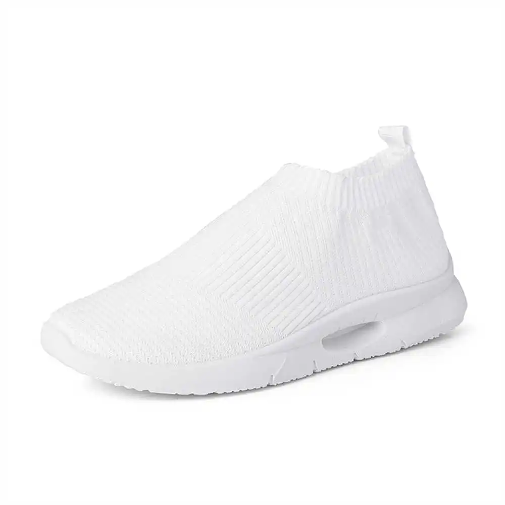 נעלי גברים עם עקב עגול ושטוח, 43 עקבים, נעלי גברים מפוארות ואלגנטיות לקיץ, סניקרס ספורט יד שנייה