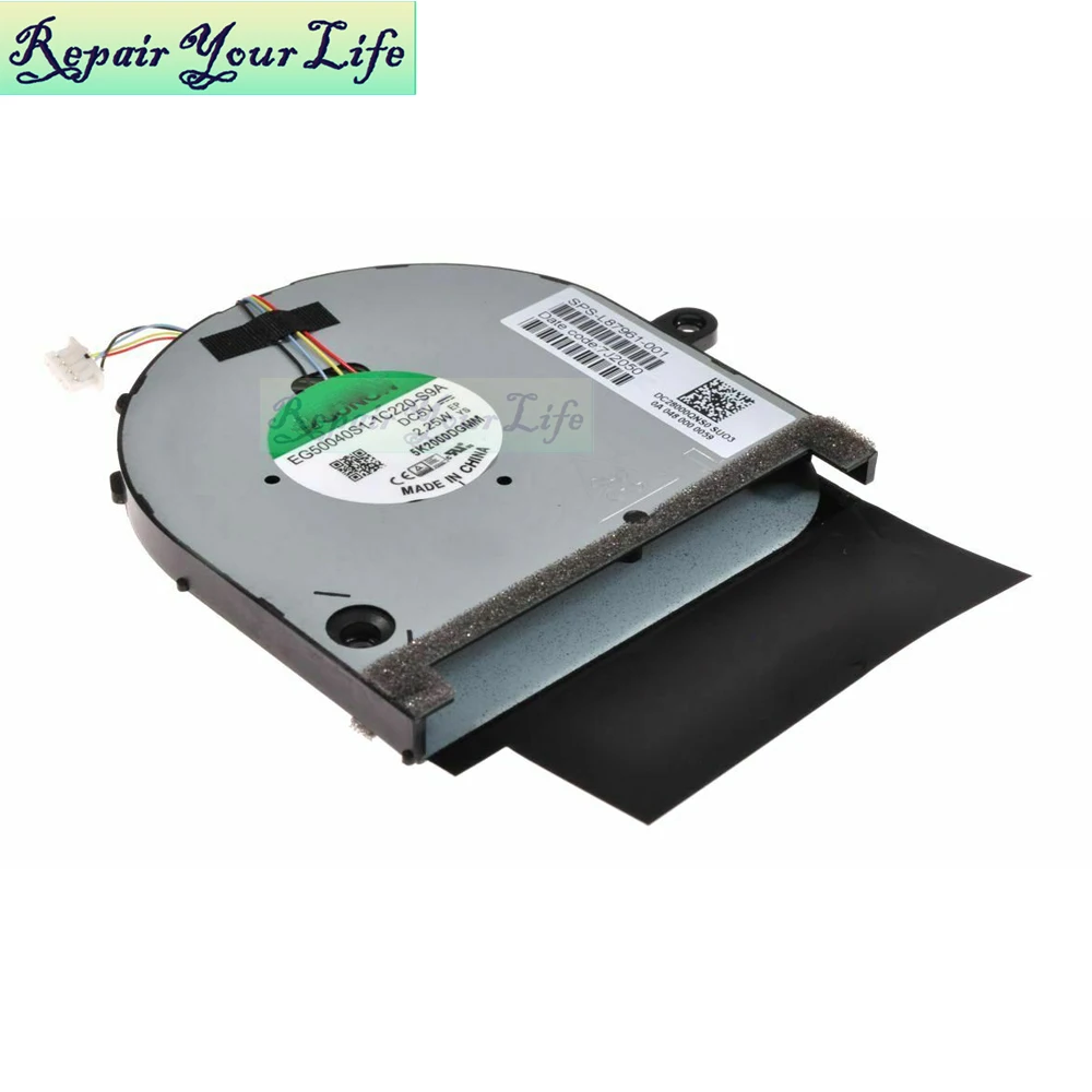 Notebook Ventiladores de Refrigeração para hp Envy 5v Nova Placa Gráfica do Processador 17-cg 17m-cg Tpn-c146 17-c1356 L87962 L87961001 - Imagem 4