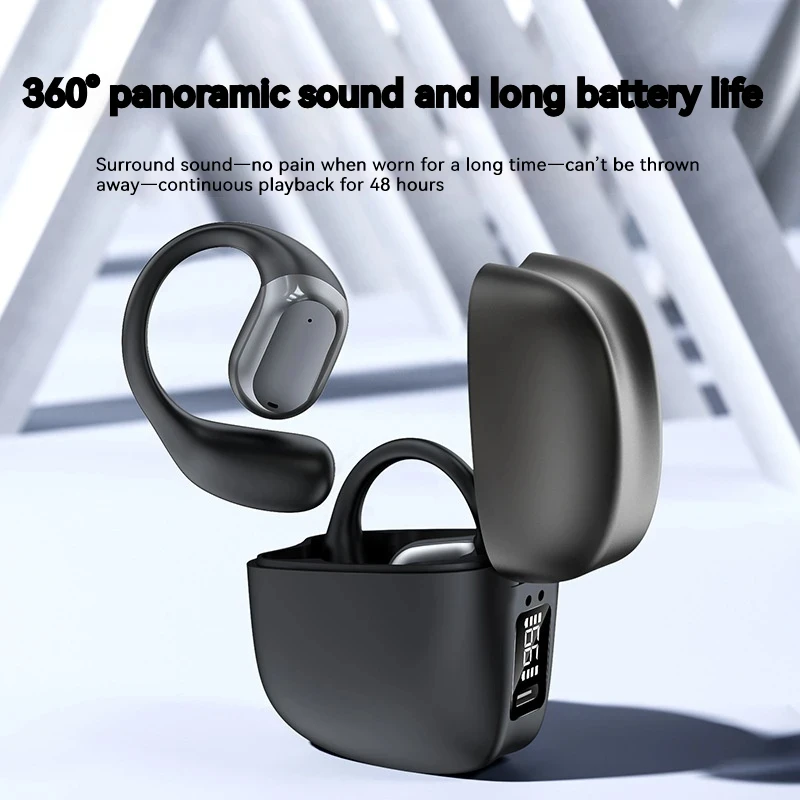 

New Ultra Long Battery Life Ear Conduction 5.3 Bluetooth Earphones Universal Wireless Earphones Exercise Does Not Enter The Ear