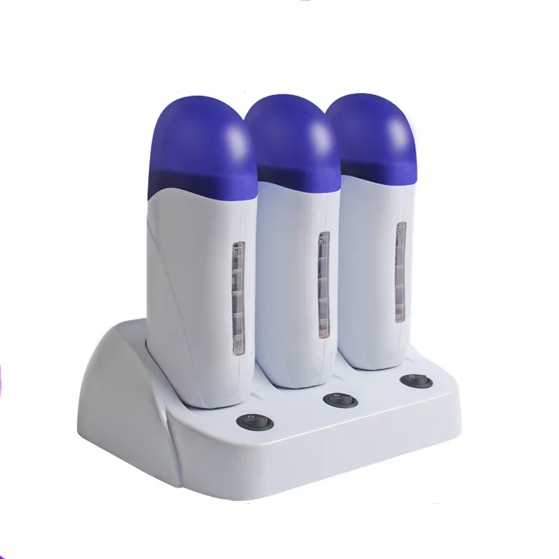 Beauty Salon 100ml Roll On Wax Heater roll-on Waxing Kits Electric Wax Warmer With Kit for Hair Removal