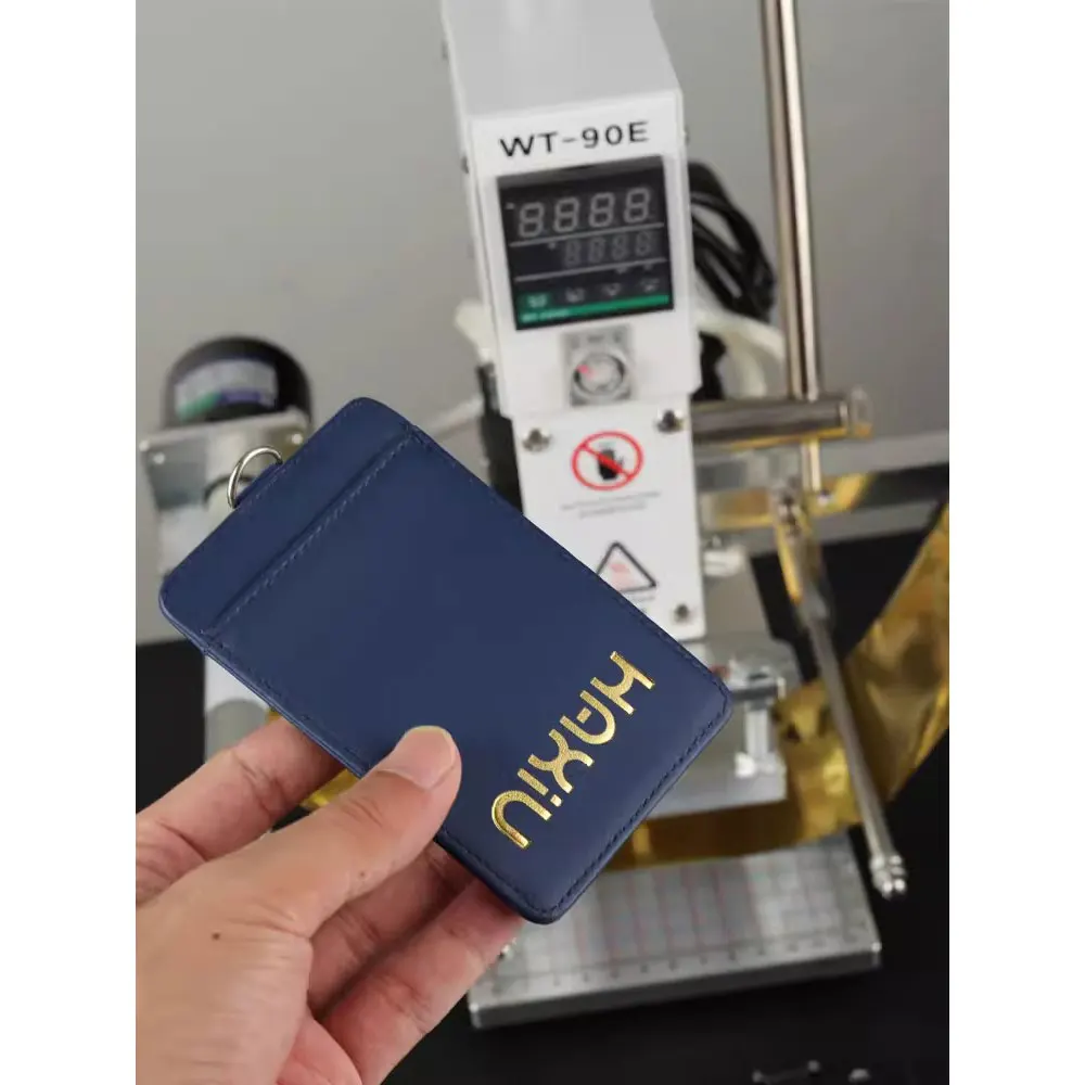 Automatic Hot Foil Stamping Machine Manual Digital PVC Card Book Leather Paper Wood Embossing Heat Press Machine