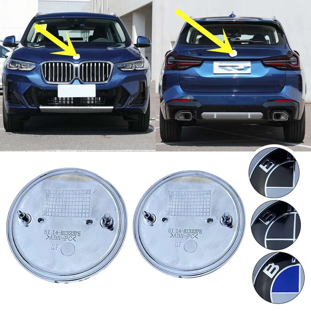 Эмблема багажника для E46 E39 E38 E90 E60 Z3 Z4 X3 X5 X6 51148132375 10 шт. 82 мм 74 синяя белая |