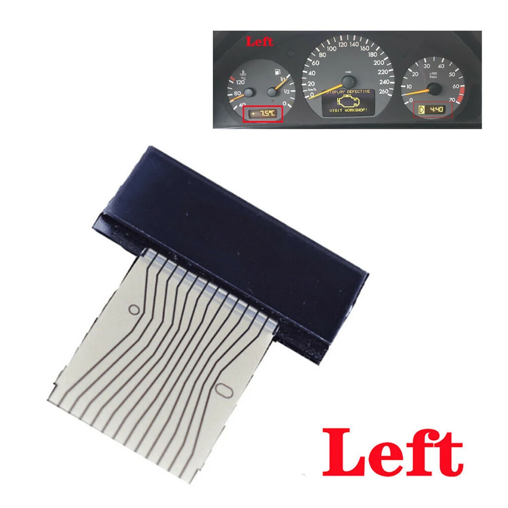 

Car Dashboard LCD Screen Left Instrument Cluster Display For Mercedes W210 W208 R170 Brand New LCD Screen Auto Electronic Parts