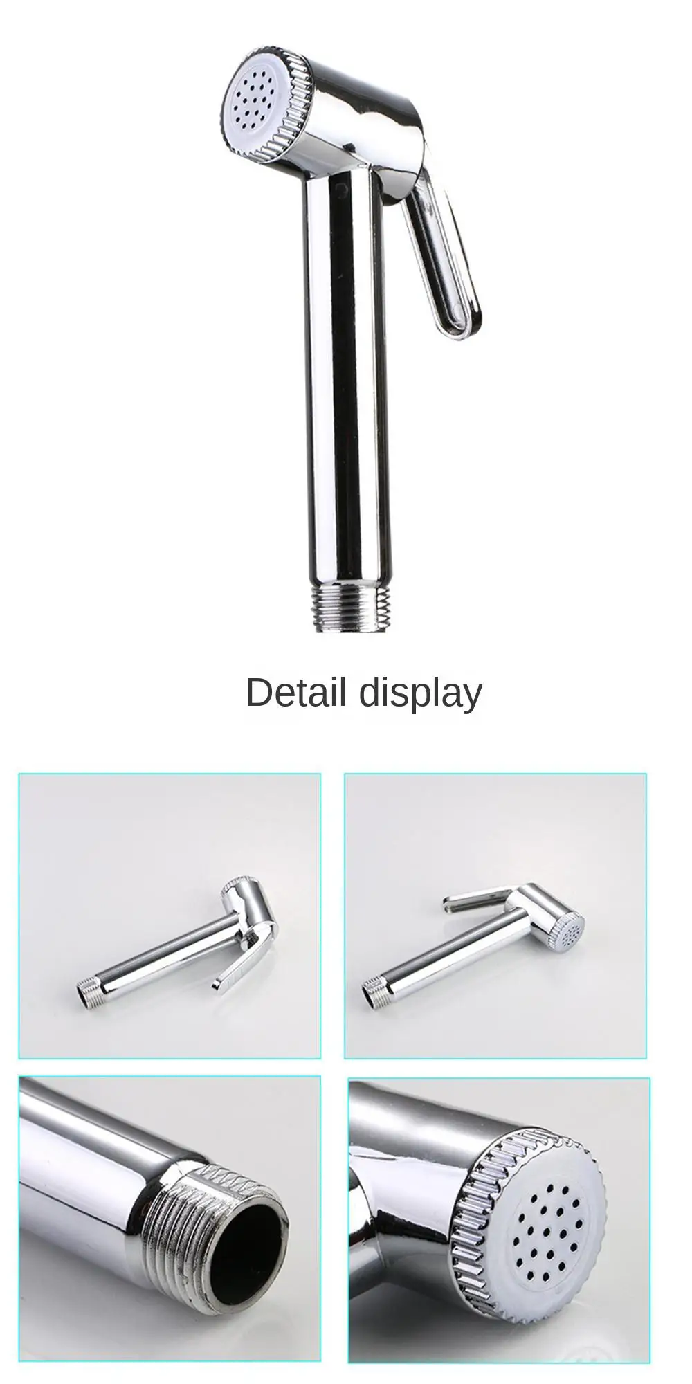 Description Picture 3 of item1PC Bidet Toilet Sprayer Head Handheld Bidet Faucet Spray For Sanitary Shattaf Shower Head Self Cleaning Accessories