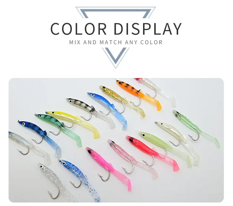 ソフトルアー 5個セット ミックスカラー 10cm 釣り用 小座布団】最強の