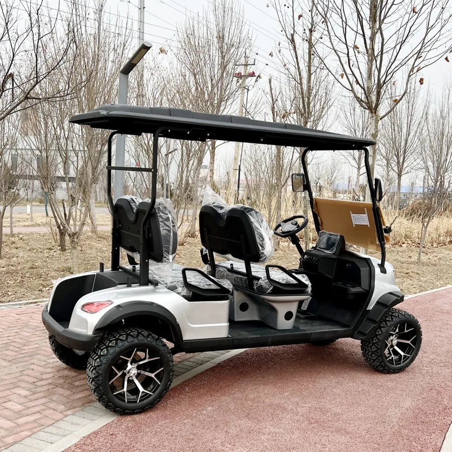 Cina 72 Volt 4 Persone Elettrico Adulto Golf Cart Buggy Batteria Al Litio Golf Buggy 5Kw Motore Carrello Elettrico